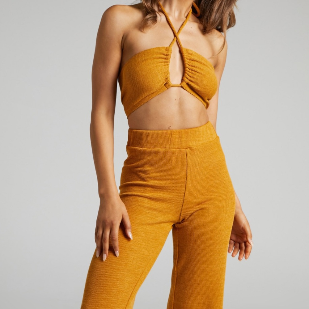 Two Piece Crop and Pant Set